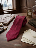 Corbata Paisley burdeos