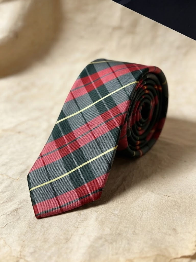Corbata estampado escocés